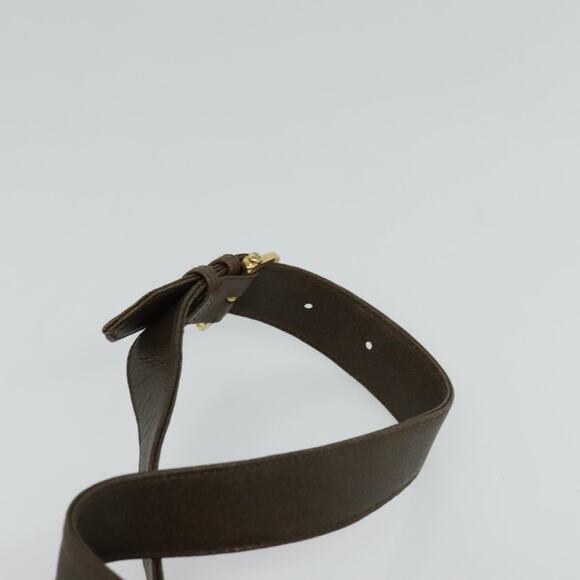 CELINE C Sulky Shoulder Bag Coated Canvas Beige Brown Gold - Picture 8 of 12